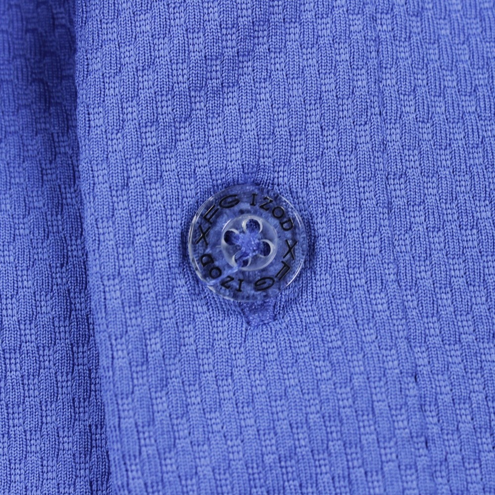 Izod Xfg Cool-FX Golf Polo Shirt Blue Men's Size XL - Short Sleeve - Picture 2 of 7